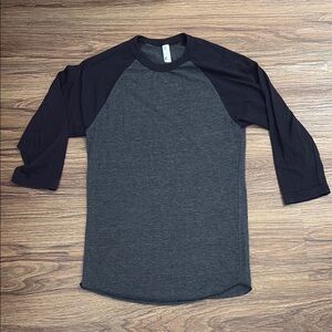 American Apparel Women’s Raglan Baseball Tee